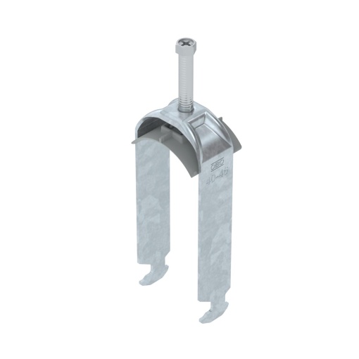 Abraçadeira BBS 2056 dupla 40-46mm Aço galvanizado por imersão a quente após maquinação