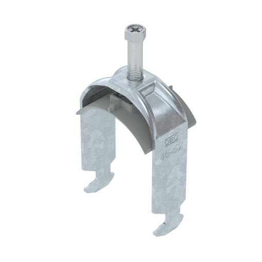 Abraçadeira BBS 2056 46-52mm Aço galvanizado por imersão a quente após maquinação