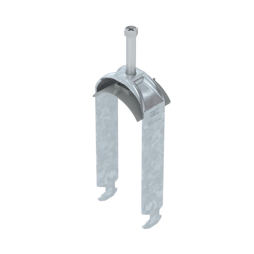 Abraçadeira BBS 2056 dupla 46-52mm Aço galvanizado por imersão a quente após maquinação
