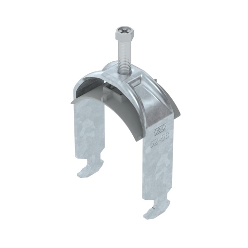 Abraçadeira BBS 2056 52-58mm Aço galvanizado por imersão a quente após maquinação