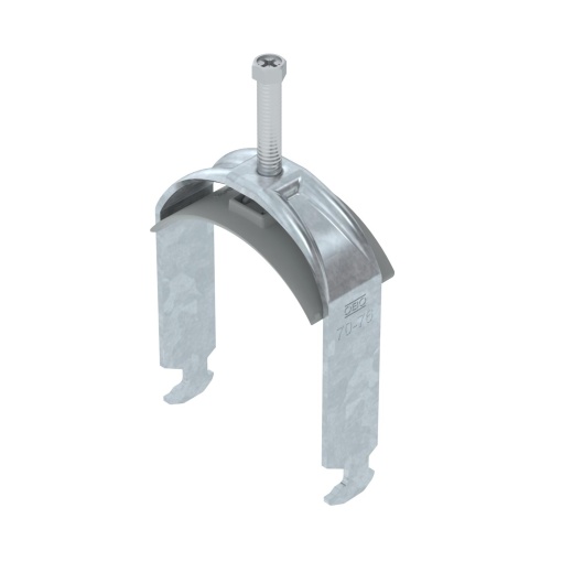Abraçadeira BBS 2056 70-76mm Aço galvanizado por imersão a quente após maquinação