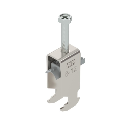 Abraçadeira BBS 2056 dupla 08-12mm Aço inoxidável, livre de ferrugem 1.4301 A2 1.4301 brilhante, pós-tratamento