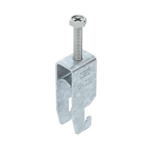 Abraçadeira BBS 2056 dupla 08-12mm Aço Galvanizado por imersão a quente após maquinação