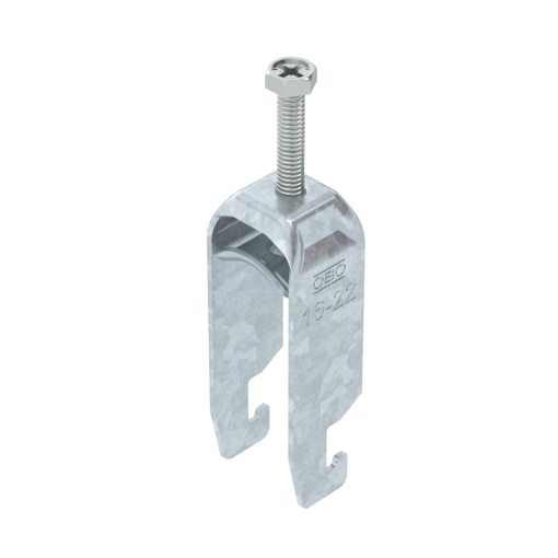 Abraçadeira BBS 2056 dupla 16-22mm Aço Galvanizado por imersão a quente após maquinação