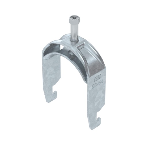Abraçadeira BBS 2056 58-64mm Aço galvanizado por imersão a quente após maquinação