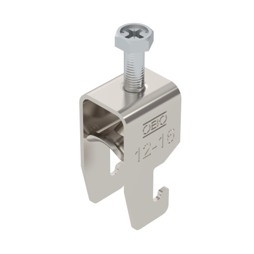 Abraçadeira BBS 2056 12-16mm Aço inoxidável A4 1.4571 brilhante, pós-tratamento