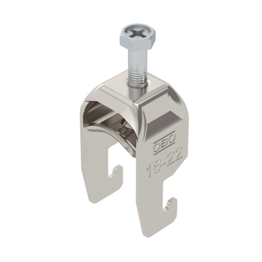 Abraçadeira BBS 2056 16-22mm Aço inoxidável A4 1.4571 brilhante, pós-tratamento