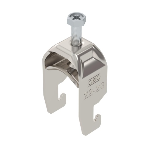 Abraçadeira BBS 2056 22-28mm Aço inoxidável A4 1.4571 brilhante, pós-tratamento