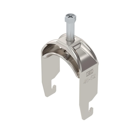 Abraçadeira BBS 2056 46-52mm Aço inoxidável A4 1.4571 brilhante, pós-tratamento