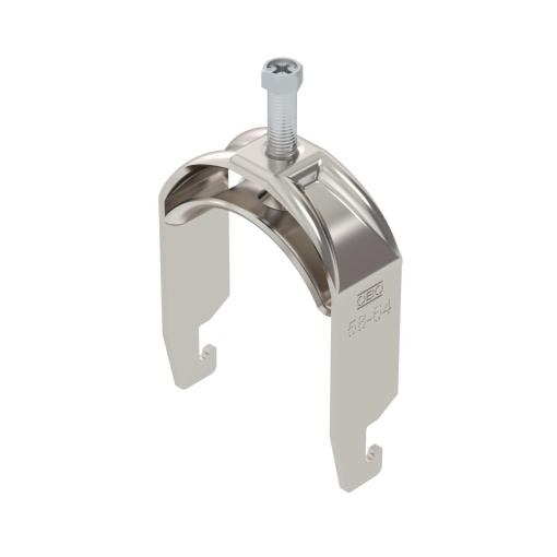 Abraçadeira BBS 2056 58-64mm Aço inoxidável A4 1.4571 brilhante, pós-tratamento