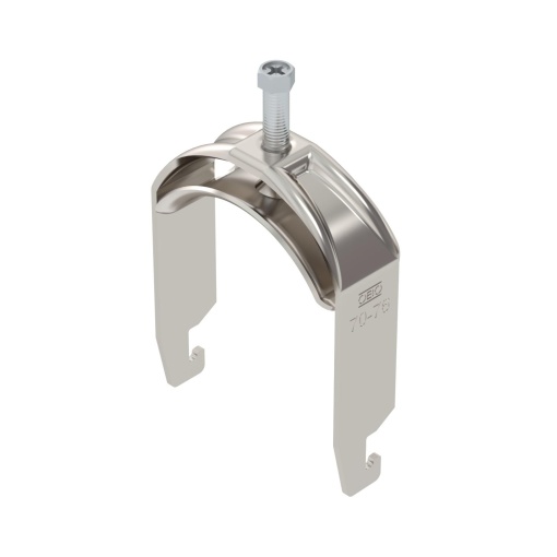 Abraçadeira BBS 2056 70-76mm Aço inoxidável A4 1.4571 brilhante, pós-tratamento