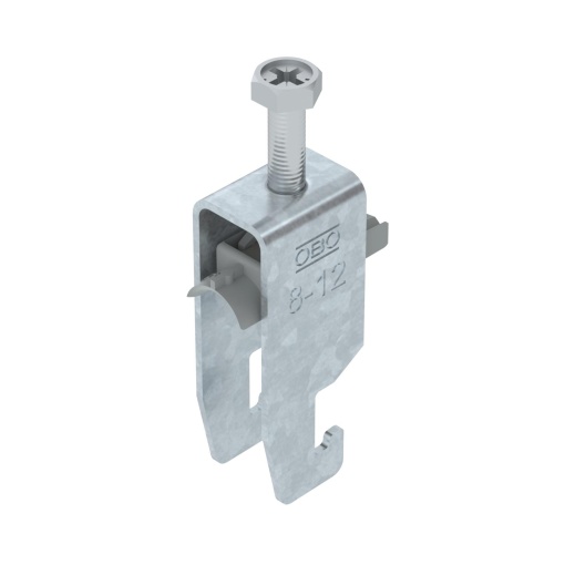 Abraçadeira BBS 2056 dupla 08-12mm Aço galvanizado por imersão a quente após maquinação