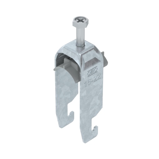 Abraçadeira BBS 2056 dupla 16-22mm Aço galvanizado por imersão a quente após maquinação