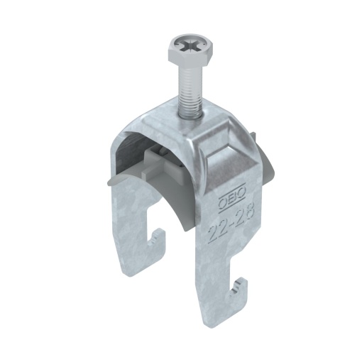 Abraçadeira BBS 2056 22-28mm Aço galvanizado por imersão a quente após maquinação