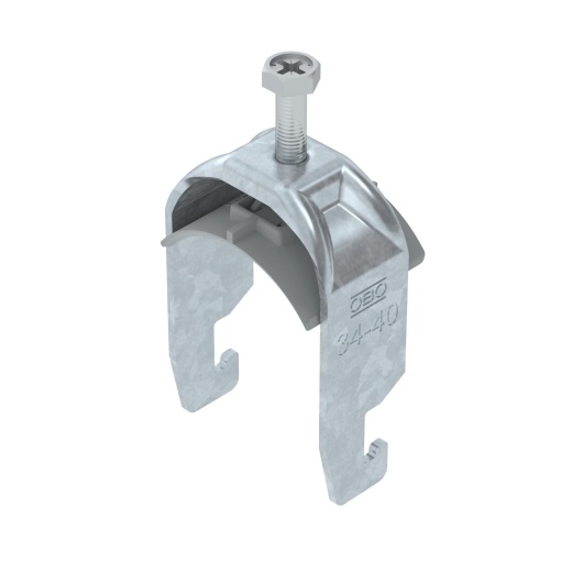 Abraçadeira BBS 2056 34-40mm Aço galvanizado por imersão a quente após maquinação