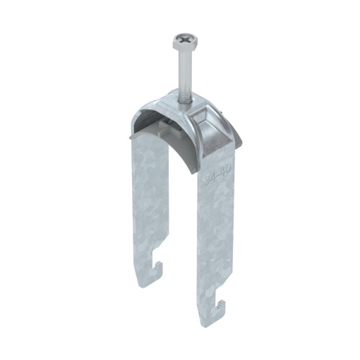 Abraçadeira BBS 2056 dupla 34-40mm Aço galvanizado por imersão a quente após maquinação
