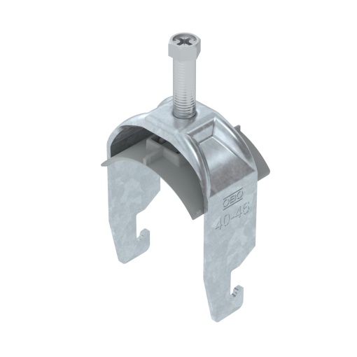 Abraçadeira BBS 2056 40-46mm Aço galvanizado por imersão a quente após maquinação