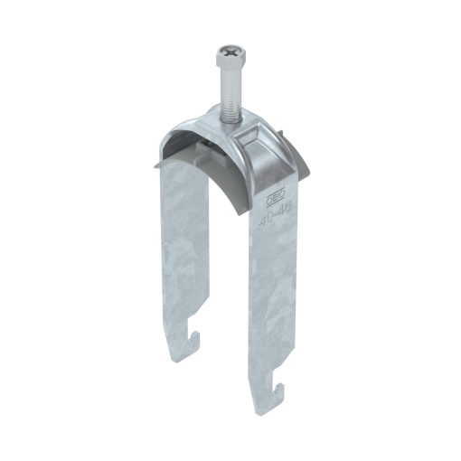 Abraçadeira BBS 2056 dupla 40-46mm Aço galvanizado por imersão a quente após maquinação