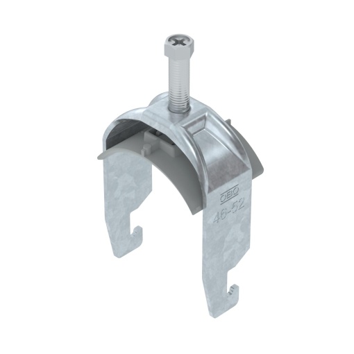 Abraçadeira BBS 2056 46-52mm Aço galvanizado por imersão a quente após maquinação