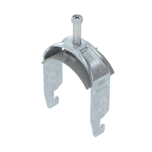 Abraçadeira BBS 2056 58-64mm Aço galvanizado por imersão a quente após maquinação