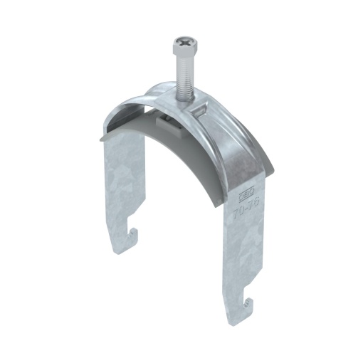 Abraçadeira BBS 2056 70-76mm Aço galvanizado por imersão a quente após maquinação