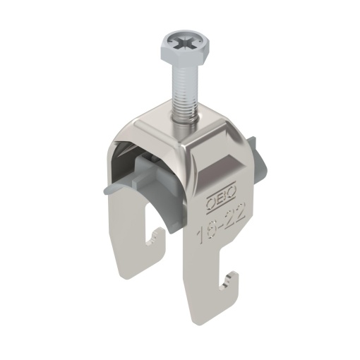 Abraçadeira BBS 2056 16-22mm Aço inoxidável, livre de ferrugem A2 1.4301 brilhante, pós-tratamento