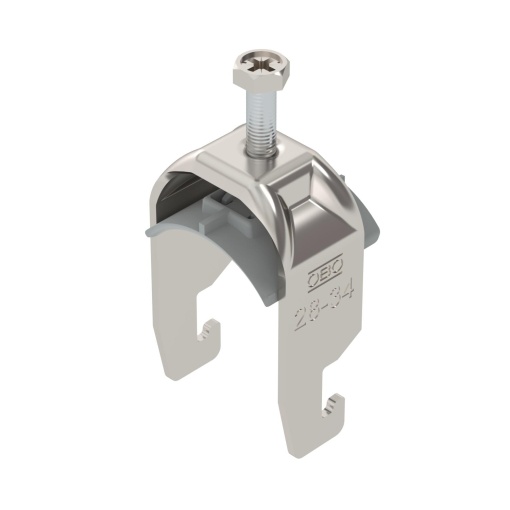 Abraçadeira BBS 2056 28-34mm Aço inoxidável, livre de ferrugem A2 1.4301 brilhante, pós-tratamento
