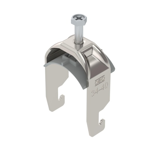 Abraçadeira BBS 2056 34-40mm Aço inoxidável, livre de ferrugem A2 1.4301 brilhante, pós-tratamento