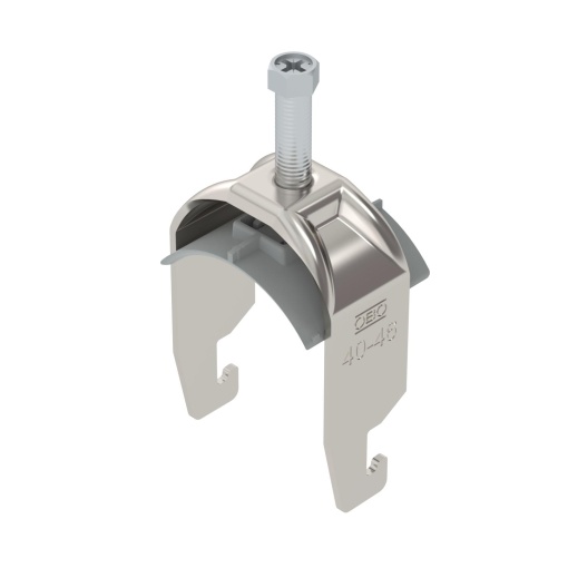 Abraçadeira BBS 2056 40-46mm Aço inoxidável, livre de ferrugem A2 1.4301 brilhante, pós-tratamento