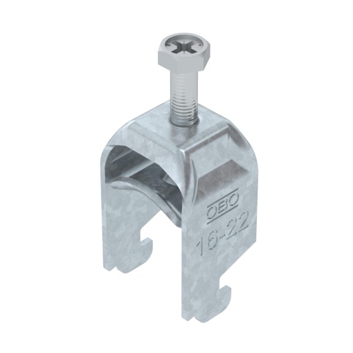 Abraçadeira BBS 2056 16-22mm Aço galvanizado por imersão a quente após maquinação