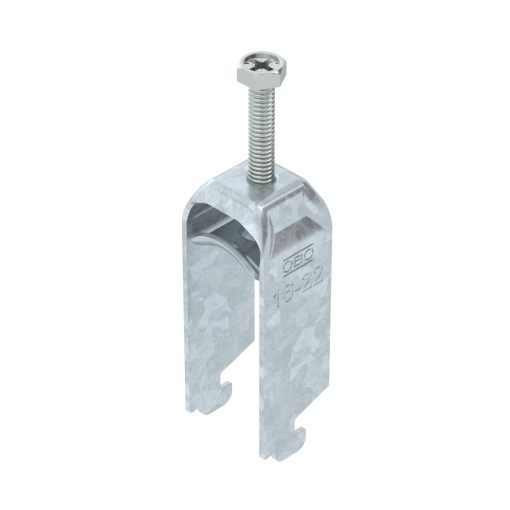 Abraçadeira BBS 2056 dupla 16-22mm Aço Galvanizado por imersão a quente após maquinação