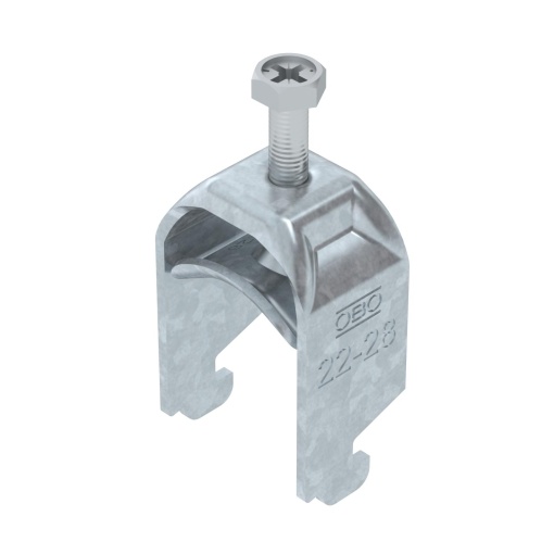 Abraçadeira BBS 2056 22-28mm Aço galvanizado por imersão a quente após maquinação