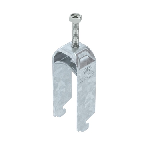 Abraçadeira BBS 2056 dupla 22-28mm Aço Galvanizado por imersão a quente após maquinação