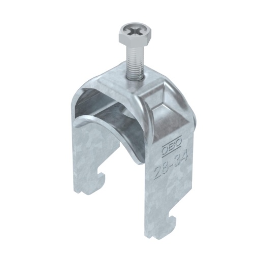 Abraçadeira BBS 2056 28-34mm Aço galvanizado por imersão a quente após maquinação