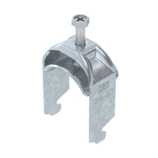 Abraçadeira BBS 2056 34-40mm Aço galvanizado por imersão a quente após maquinação
