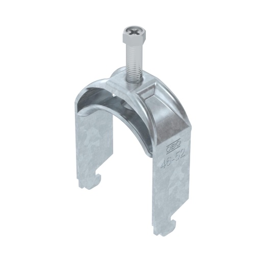 Abraçadeira BBS 2056 46-52mm Aço galvanizado por imersão a quente após maquinação