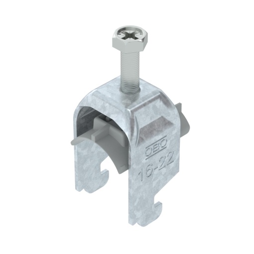 Abraçadeira BBS 2056 dupla 16-22mm Aço Galvanizado por imersão a quente após maquinação