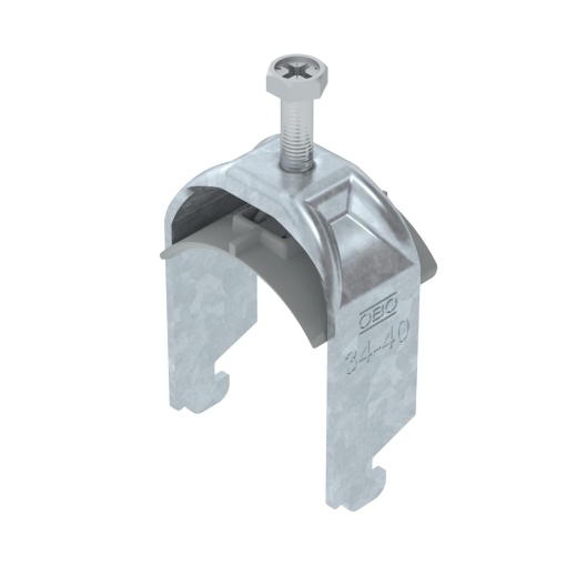 Abraçadeira BBS 2056 34-40mm Aço galvanizado por imersão a quente após maquinação