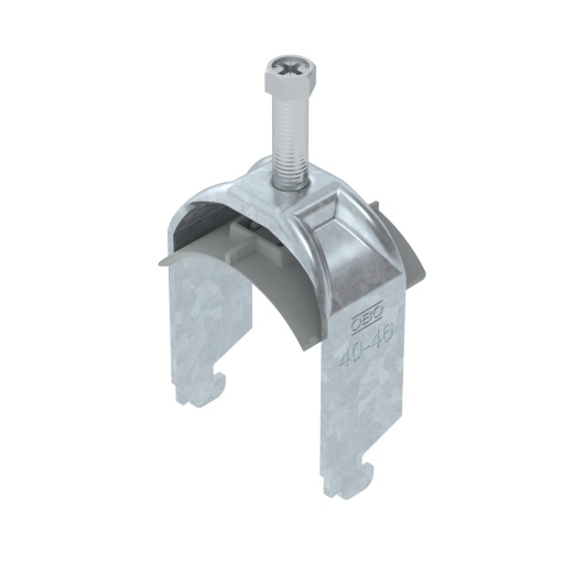 Abraçadeira BBS 2056 40-46mm Aço galvanizado por imersão a quente após maquinação