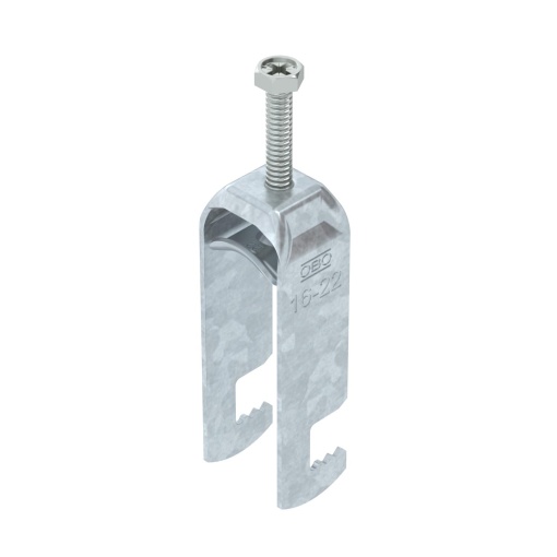 Abraçadeira BBS 2056 dupla 16-22mm Aço Galvanizado por imersão a quente após maquinação