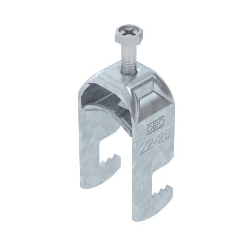 Abraçadeira BBS 2056 22-28mm Aço galvanizado por imersão a quente após maquinação