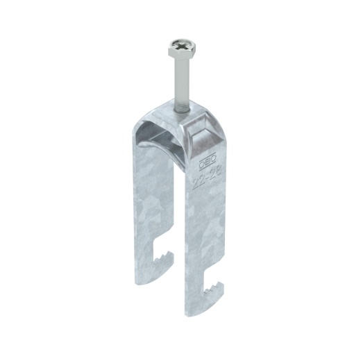 Abraçadeira BBS 2056 dupla 22-28mm Aço Galvanizado por imersão a quente após maquinação