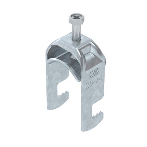 Abraçadeira BBS 2056 28-34mm Aço galvanizado por imersão a quente após maquinação