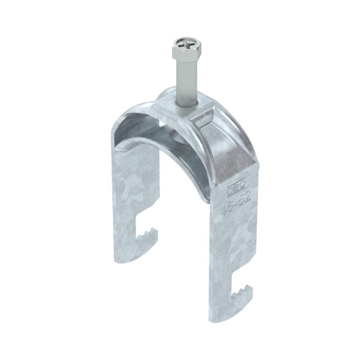 Abraçadeira BBS 2056 dupla 46-52mm Aço Galvanizado por imersão a quente após maquinação