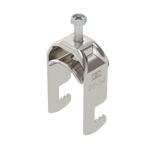 Abraçadeira BBS 2056 28-34mm Aço inoxidável, livre de ferrugem A2 1.4301 brilhante, pós-tratamento