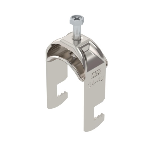 Abraçadeira BBS 2056 34-40mm Aço inoxidável, livre de ferrugem A2 1.4301 brilhante, pós-tratamento