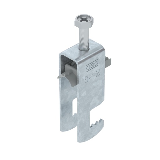 Abraçadeira BBS 2056 dupla 08-12mm Aço galvanizado por imersão a quente após maquinação