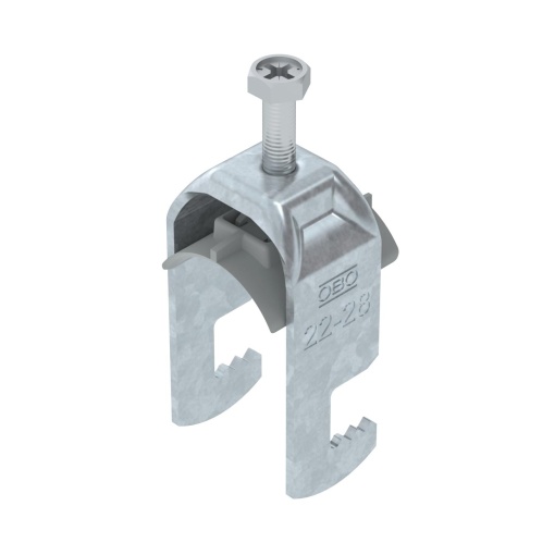 Abraçadeira BBS 2056 22-28mm Aço galvanizado por imersão a quente após maquinação