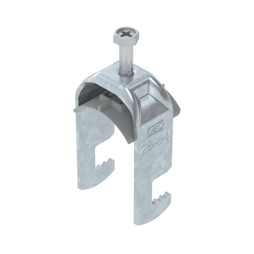 Abraçadeira BBS 2056 28-34mm Aço galvanizado por imersão a quente após maquinação