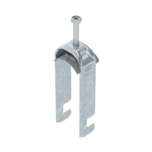Abraçadeira BBS 2056 dupla 28-34mm Aço galvanizado por imersão a quente após maquinação